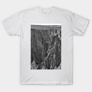 Black Canyon of the Gunnison 2 BW T-Shirt